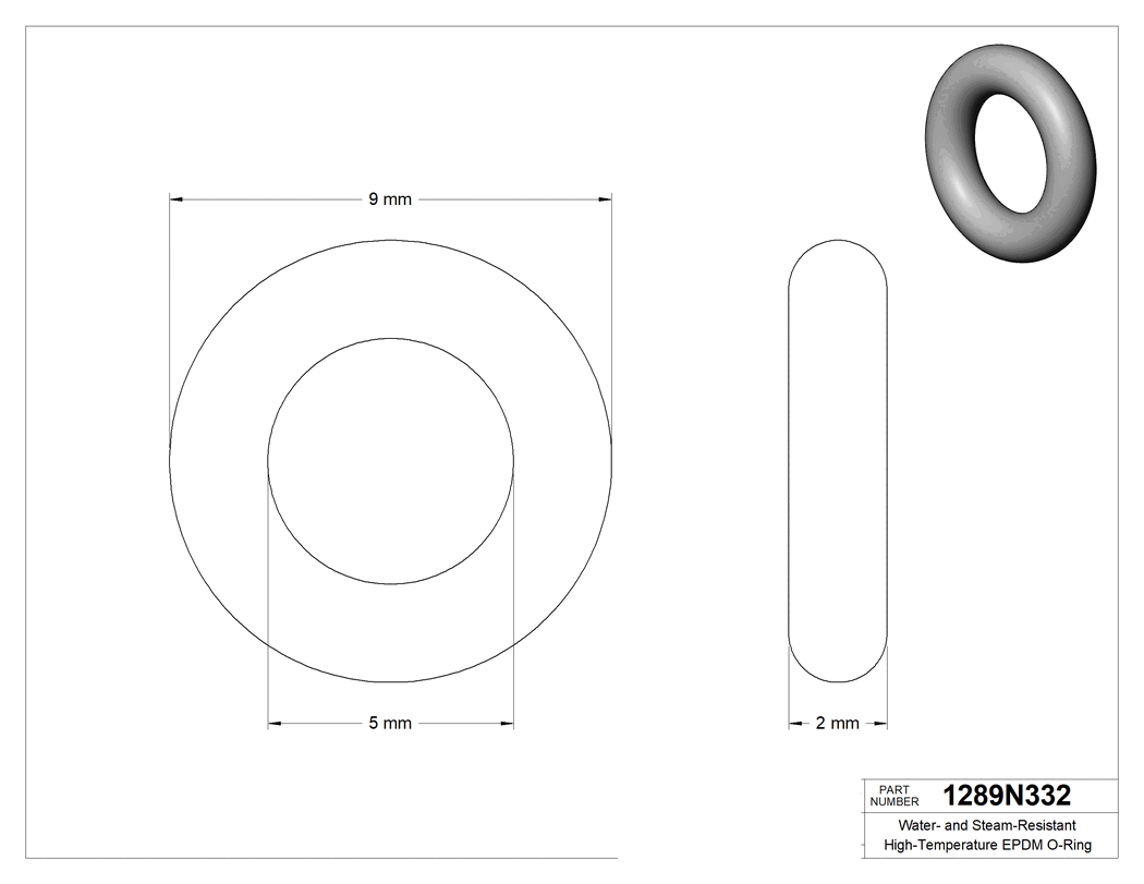 Technical drawing - 1289N332